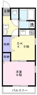 メゾンエート【1階】の間取り