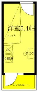 apartments金子屋(シェアハウス)【8階】の間取り