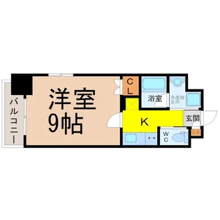 プランベイム大須駅前【4階】の間取り