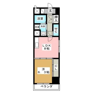 グレイス2000【4階】の間取り