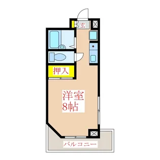エミネンス隼人塚【2階】の間取り