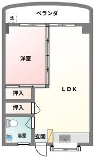 はるかマンション【4階】の間取り