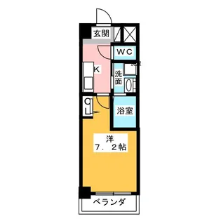 アビタシオン並木【4階】の間取り