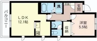 アングレーヌ【3階】の間取り