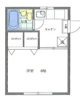 コーポラスジュネス【2階】の間取り