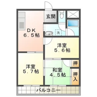 セピアロード【3階】の間取り