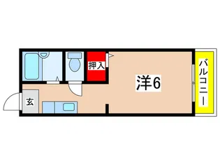 コーポコジマ【1階】の間取り