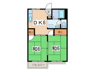 グリンピア【2階】の間取り