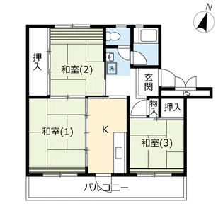 UR鳶尾【3階】の間取り