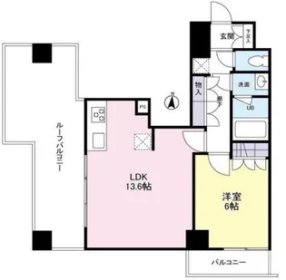スカイタウン押上【7階】の間取り