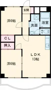 オリエンタルハイツ【2階】の間取り