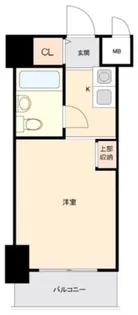 スカイコート下高井戸【6階】の間取り