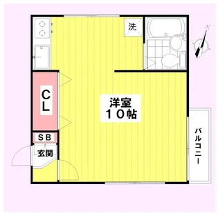 FLAT K【2階】の間取り