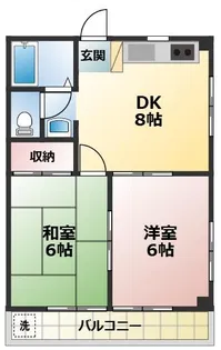 コーポ中村【3階】の間取り