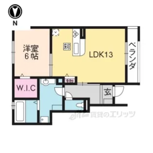 エクセルカーサ【1階】の間取り