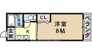 サンパレス山崎【4階】の間取り