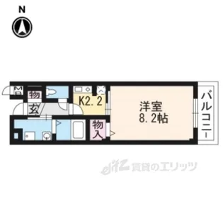 ジェルメ【2階】の間取り