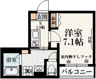 パセオ阿佐谷【2階】の間取り