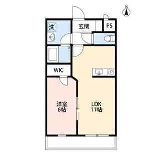 GRAND ART【4階】の間取り