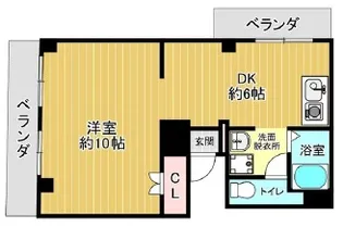レガーレ長居公園【7階】の間取り