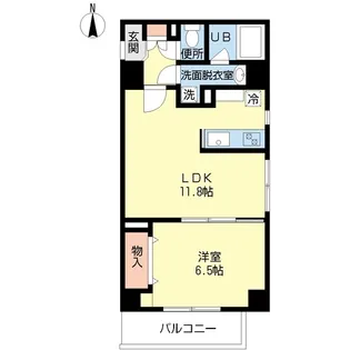 Katsumiビル3【1階】の間取り