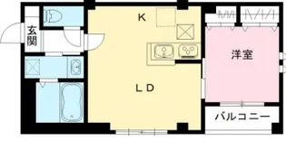 solana deux【1階】の間取り