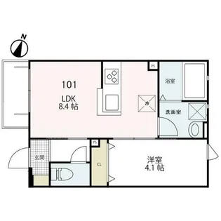 ルーチェ【1階】の間取り