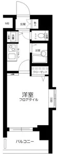 トーシンフェニックス芝アストラーレ【15階】の間取り