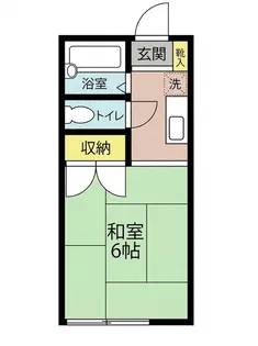 レジデンス藤秀【1階】の間取り