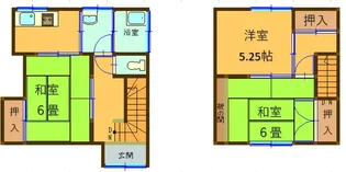 高橋アパートの間取り