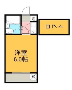 エクセル市川【1階】の間取り