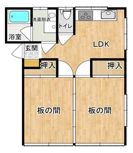 コーポ ツノダ【1階】の間取り
