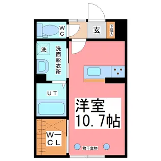 メゾン プレジール【1階】の間取り