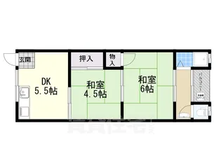 ハイバレーコーポ【2階】の間取り