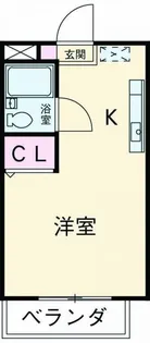 森山ハイツ【4階】の間取り