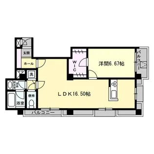 メルローズコート【5階】の間取り