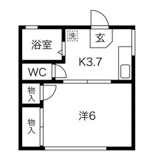 さくらハイツ青山【2階】の間取り