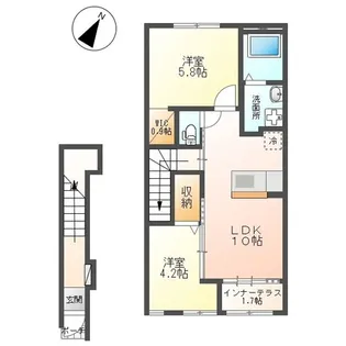 グランディオ【2階】の間取り