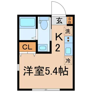 神奈川県横浜市神奈川区羽沢南1【アパート】の間取り