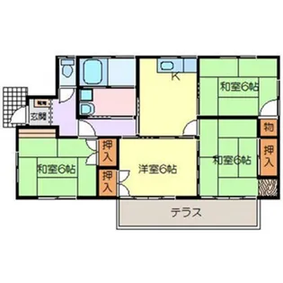 熊本県熊本市北区麻生田4【一戸建】の間取り