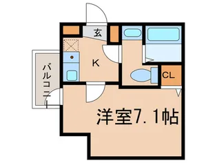KYOTO HOUSE西大路【3階】の間取り