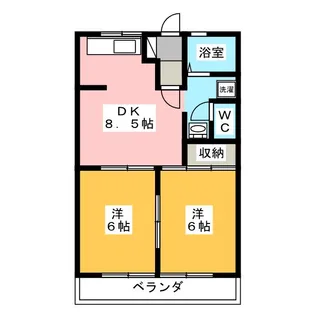 メゾンUセブンスター E【2階】の間取り