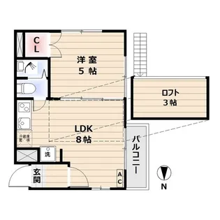 ガーデン杉並【2階】の間取り