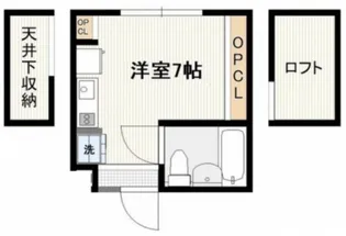 ワンピース【3階】の間取り