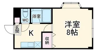 1Kの間取り画像