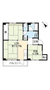 UR明石舞子【5階】の間取り