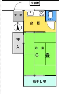 堤荘【1階】の間取り