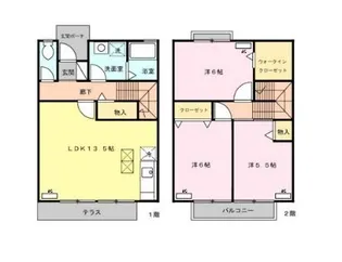 東京都三鷹市野崎4【一戸建】の間取り