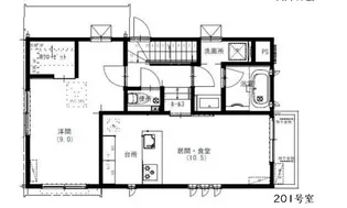 Cubic Place 大原 9【2階】の間取り