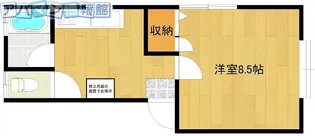 ノースベッセル【2階】の間取り